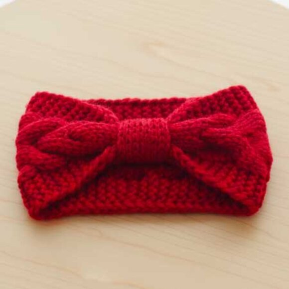 2/$21 Red Ladies Knot Winter Headband - Brand New - Picture 3 of 6